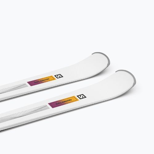 Schiuri de coborâre pentru femei Salomon S/Max N°4 XT + M10 GW L8 alb/neon turmeric/prune