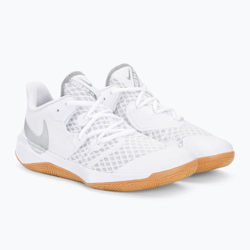 Pantofi de volei Nike Zoom Hyperspeed Court SE alb/argintiu metalic din cauciuc