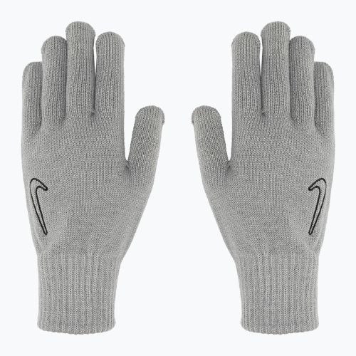 Mănuși de iarnă Nike Knit Tech și Grip TG 2.0 gri particule/gri gri particule/negru