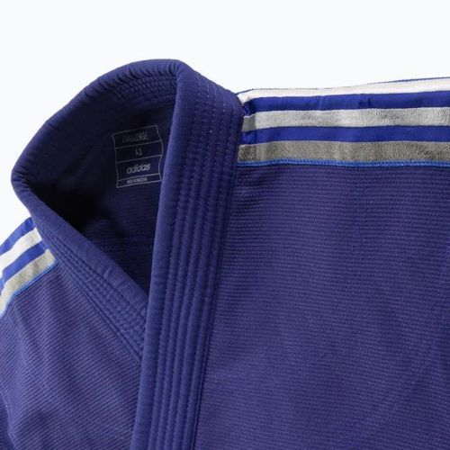 GI pentru jiu-jitsu brazilian adidas Challenge 2.0 albastru/grișu