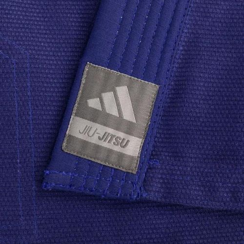 GI pentru jiu-jitsu brazilian adidas Challenge 2.0 albastru/grișu