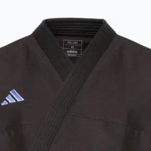 GI pentru jiu-jitsu brazilian adidas Challenge 2.0 negru/albastru gradient