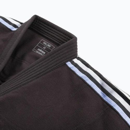 GI pentru jiu-jitsu brazilian adidas Challenge 2.0 negru/albastru gradient