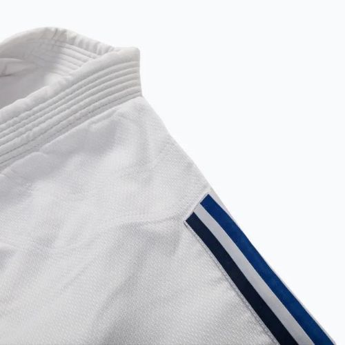 GI pentru jiu-jitsu brazilian pentru copii adidas Gama alb/albastru gradient