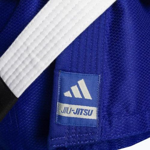GI pentru jiu-jitsu brazilian pentru copii adidas Rookie albastru/grișu