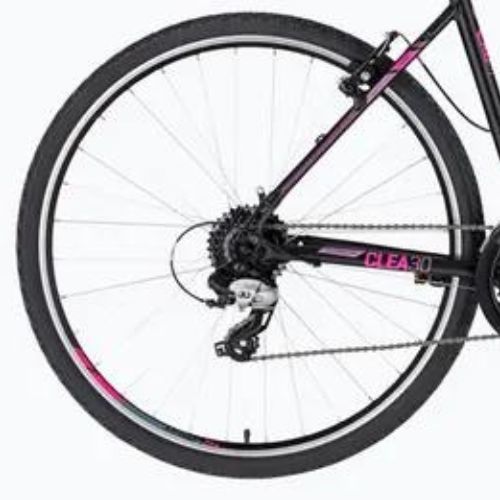 Bicicletă de cross pentru femei Kellys Clea 30 black/pink