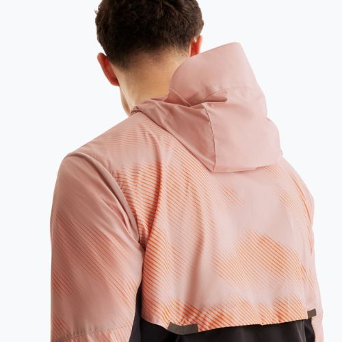 Geacă de alergat pentru bărbați On Running Weather Lumos woodrose/black