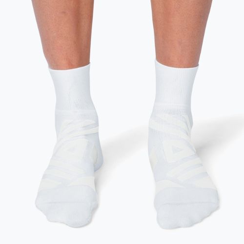 Șosete de alergat pentru bărbați On Running Performance Mid white/ivory