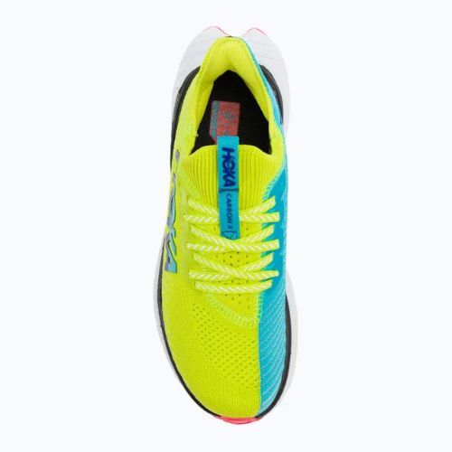 Încălțăminte de alergat pentru femei HOKA Carbon X 3 evening primrose/scuba blue