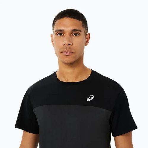Tricou de alergat pentru bărbați ASICS Race Top performance black/graphite grey