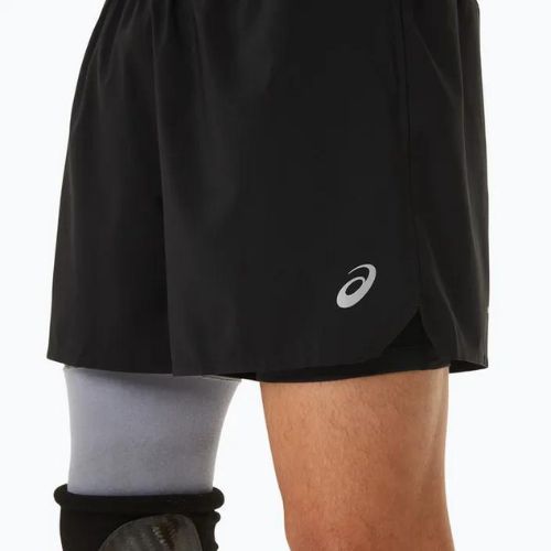 Pantaloni scurți de alergat pentru bărbat ASICS Road 2-N-1 5IN performance black