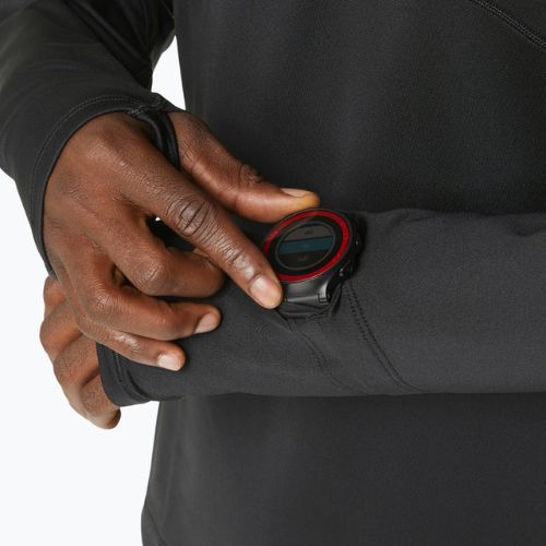 Bluză de alergat pentru bărbați ASICS Winter Run 1/2 Mid Layer performance black/graphite grey