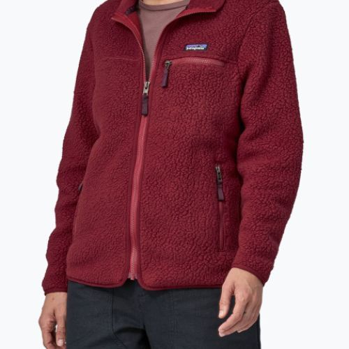 Femei Patagonia Retro Pile fleece pulover de femei carmin roșu