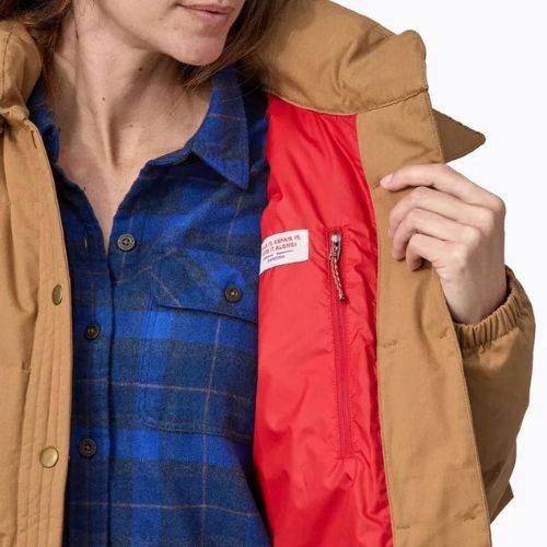 Palton cu puf pentru femei Patagonia Cotton Down Parka nest brown