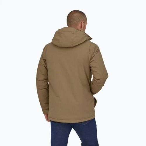 Geacă izolată pentru bărbați Patagonia Isthmus Parka classic tan