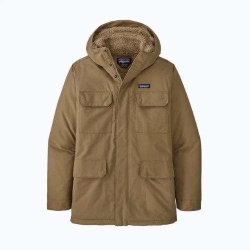 Geacă izolată pentru bărbați Patagonia Isthmus Parka classic tan