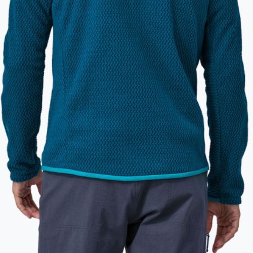 Bărbați Patagonia R1 Air Zip Neck fleece pulover lagom albastru