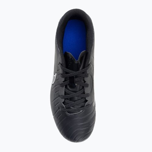 Încălțăminte de fotbal pentru copii Jr Legend 10 Academy FG/MG black/chrome/hyper real