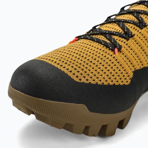 Pantofi de ciclism MTB pentru bărbați DMT GK1 negru/ocra