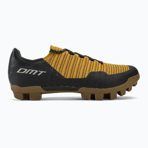 Pantofi de ciclism MTB pentru bărbați DMT GK1 negru/ocra