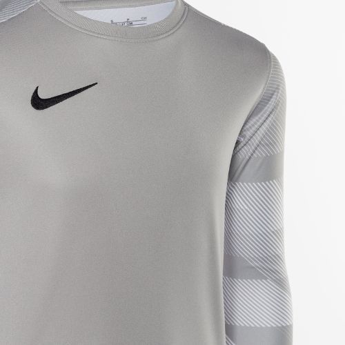 Tricou de portar pentru copii Nike Dri-FIT Park IV Goalkeeper pewter grey/white/black