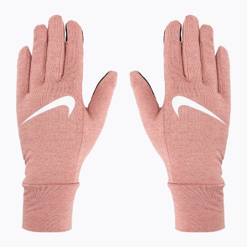 Mănuși de alergat pentru femei Nike Fleece RG red stardust/red stardust/silver