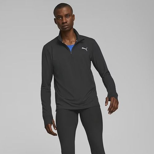 Bluză de alergat pentru bărbați PUMA Run Favorite 1/4 Zip black