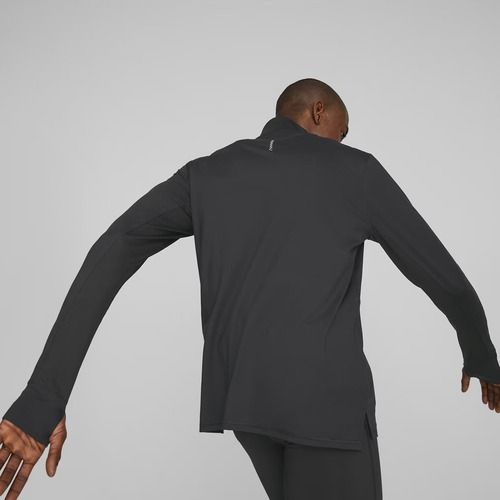 Bluză de alergat pentru bărbați PUMA Run Favorite 1/4 Zip black