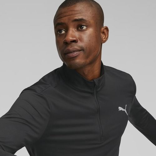 Bluză de alergat pentru bărbați PUMA Run Favorite 1/4 Zip black
