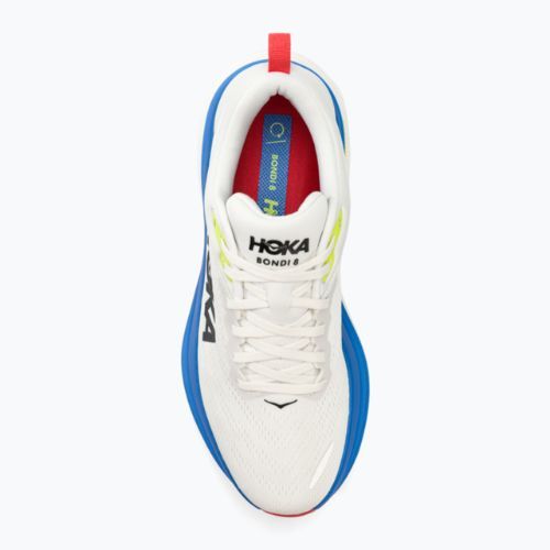 Încălțăminte de alergat pentru bărbați HOKA Bondi 8 blanc de blanc/virtual blue