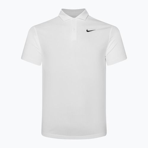 Tricou de tenis pentru bărbați Nike Court Dri-Fit Polo Solid white/black