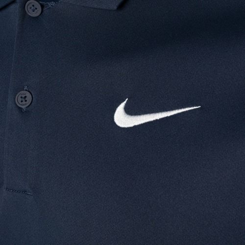 Tricou de tenis pentru bărbați Nike Court Dri-Fit Polo Solid obsidian/white