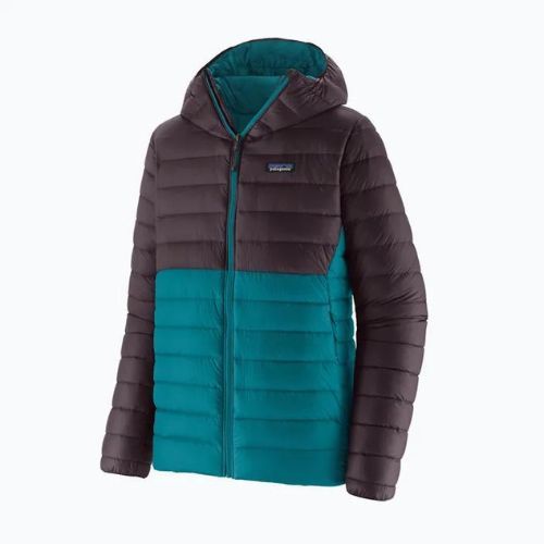 Geacă de iarnă pentru bărbați Patagonia Down Sweater Hoody belay blue