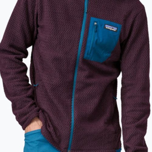 Bluză de trekking pentru bărbați Patagonia R1 Air Full-Zip obsidian plum