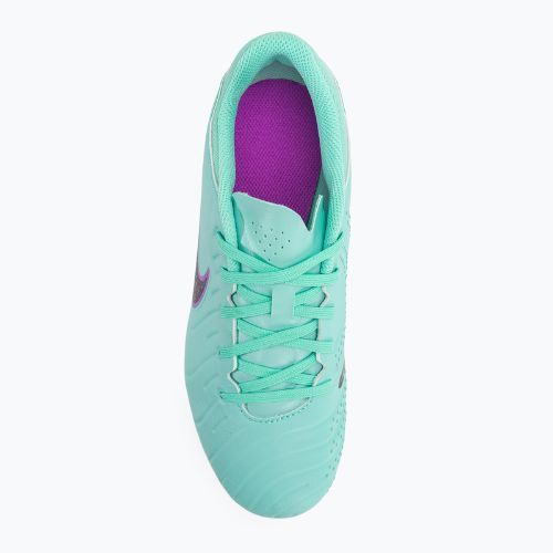 Încălțăminte de fotbal pentru copii Nike Jr Legend 10 Academy FG/MG hyper turquoise/fuchsia dream/black