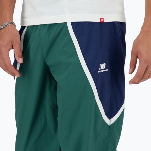 Pantaloni pentru bărbați New Balance Hoops Woven team forest green