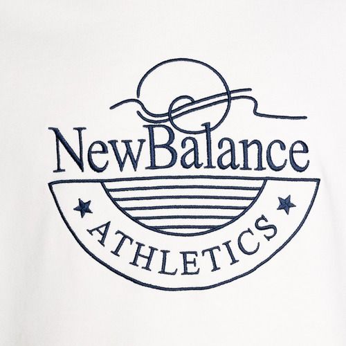 Bluză pentru bărbați New Balance Athletics Graphic Crew seasalt