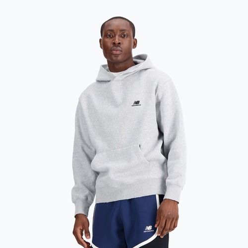 Bluză pentru bărbați New Balance Hoops Fleece Hoodie athletic grey
