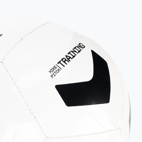 Minge de fotbal Nike Pitch Training white/black/silver mărime 4