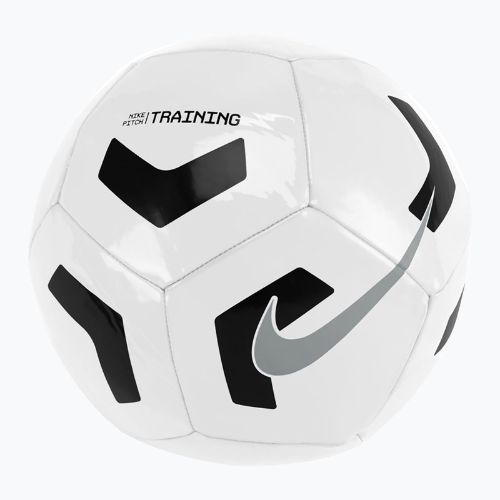 Minge de fotbal Nike Pitch Training white/black/silver mărime 4
