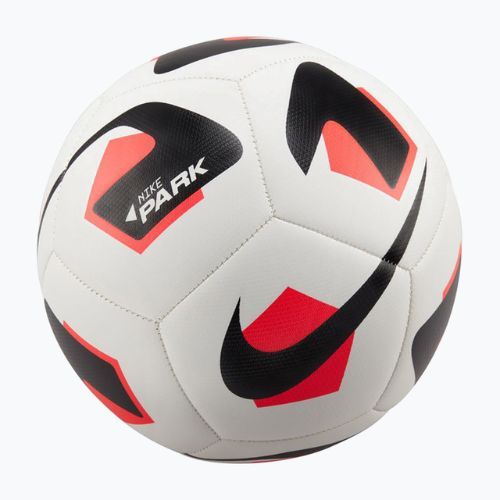 Minge de fotbal Nike Park white/bright crimson/black mărime 5