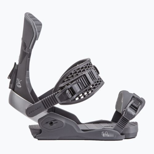 Legături de snowboard pentru bărbați Drake Fifty dark grey/silver