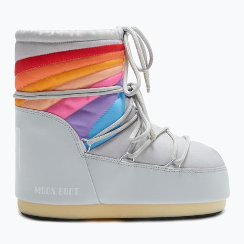 Ghete pentru femei Moon Boot Icon Low Rainbow glacier grey