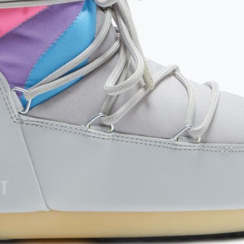 Ghete pentru femei Moon Boot Icon Low Rainbow glacier grey