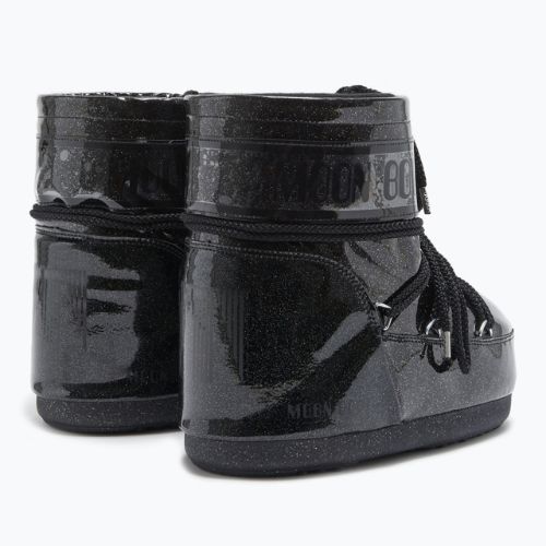 Ghete pentru femei Moon Boot Icon Low Glitter black