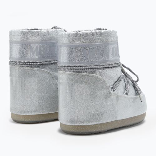 Ghete pentru femei Moon Boot Icon Low Glitter silver