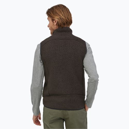 Vestă pentru bărbați Patagonia Retro Pile Fleece black