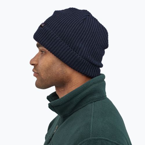 Căciulă Patagonia Fishermans Rolled Beanie navy blue