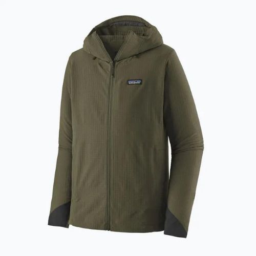 Geacă softshell pentru bărbați Patagonia R1 TechFace Hoody basin green
