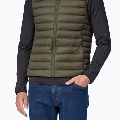 Vestă pentru bărbați Patagonia Down Sweater basin green